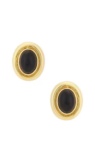 Prize Earrings in Gold & Black | Revolve Clothing (Global)