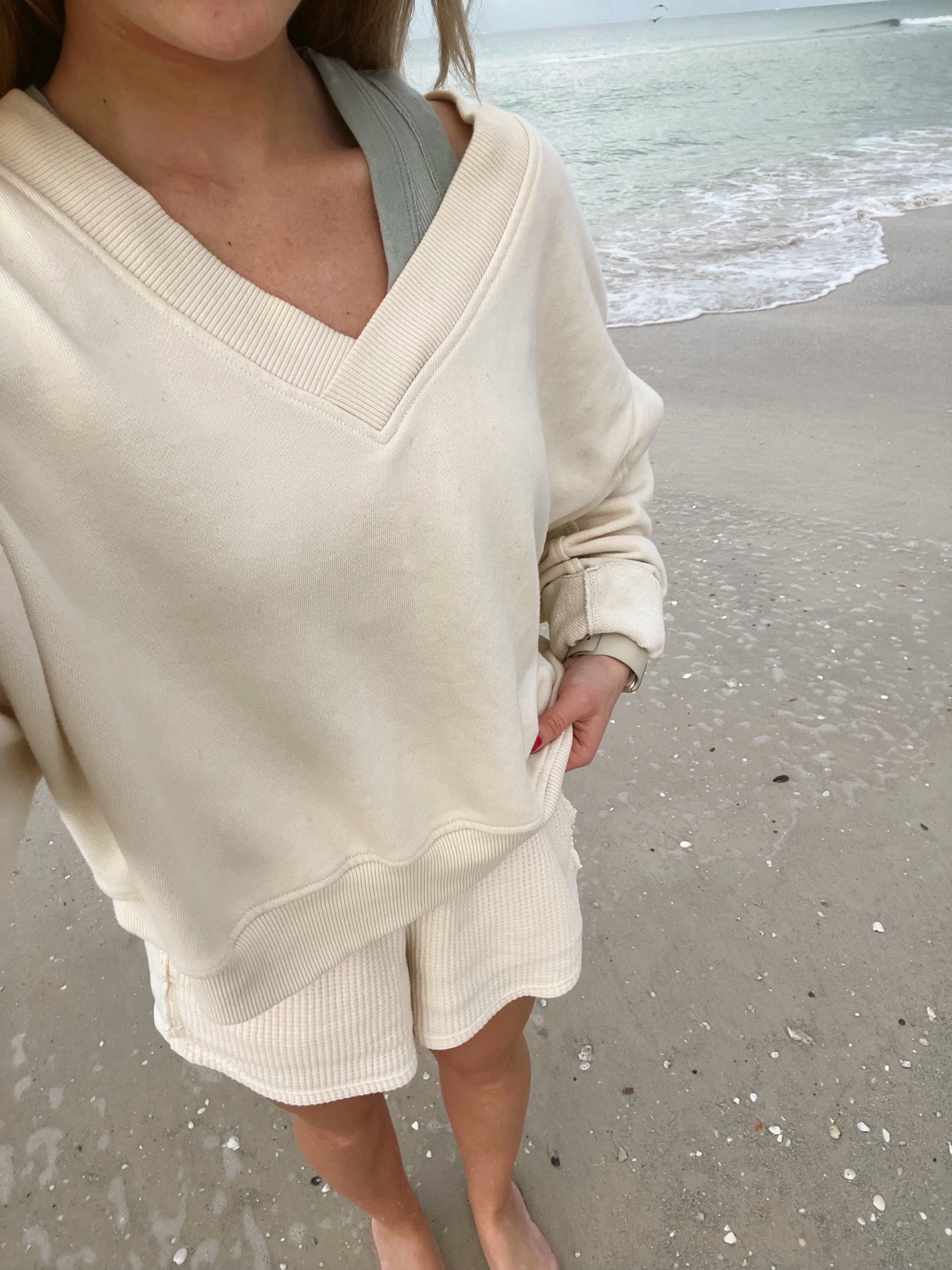 comfy morning beach walk outfit🐚 

#LTKstyletip #LTKfindsunder50 #LTKsalealert
