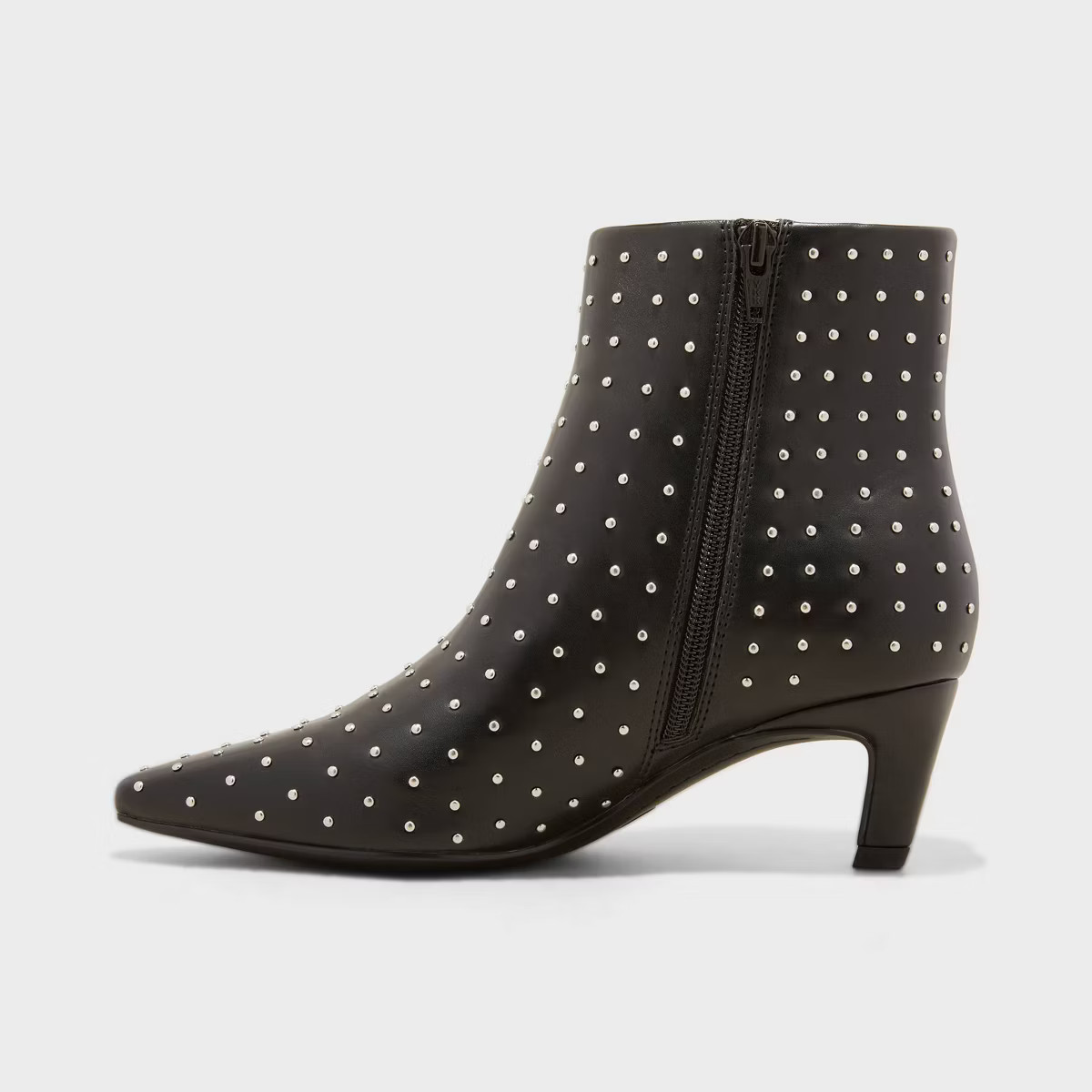 Women's Taylor Jet Studded Kitten Heel Ankle Boots with Memory Foam Insole - Universal Thread™ ... | Target