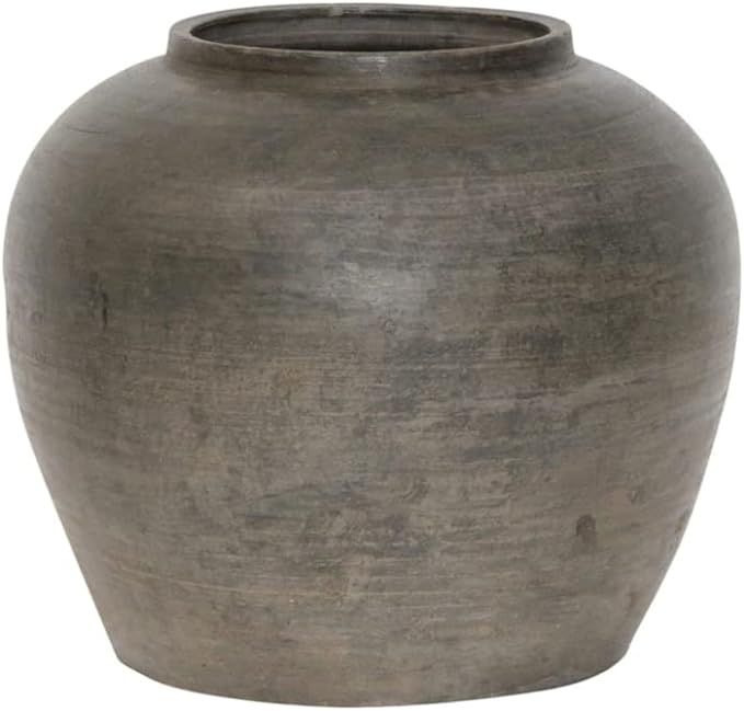 Artissance Home Vintage Charcoal/Gray Pottery Jar, Gray (Size & Color Vary) | Amazon (US)