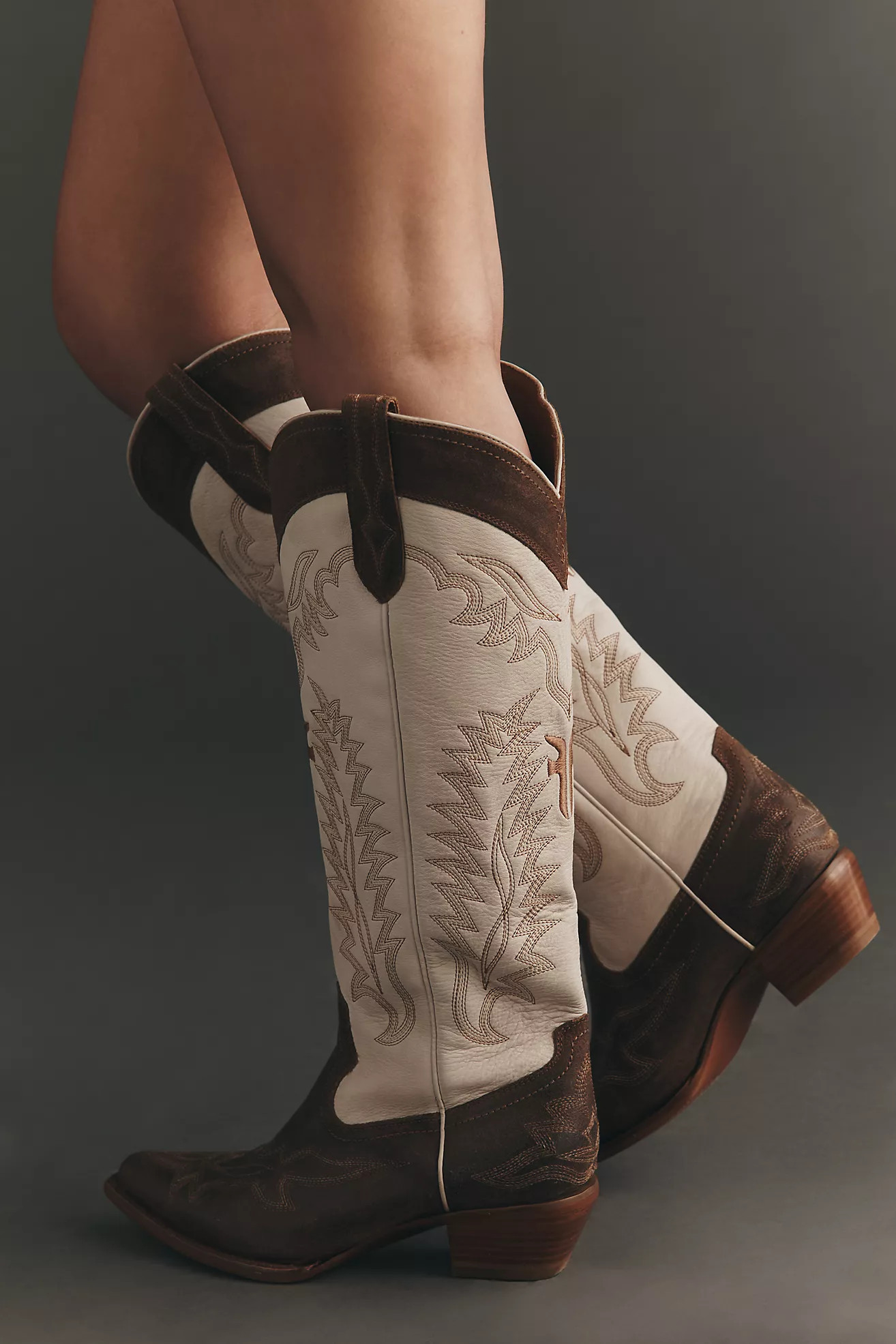 Frye Sacha Feather Western Boots | Anthropologie (US)