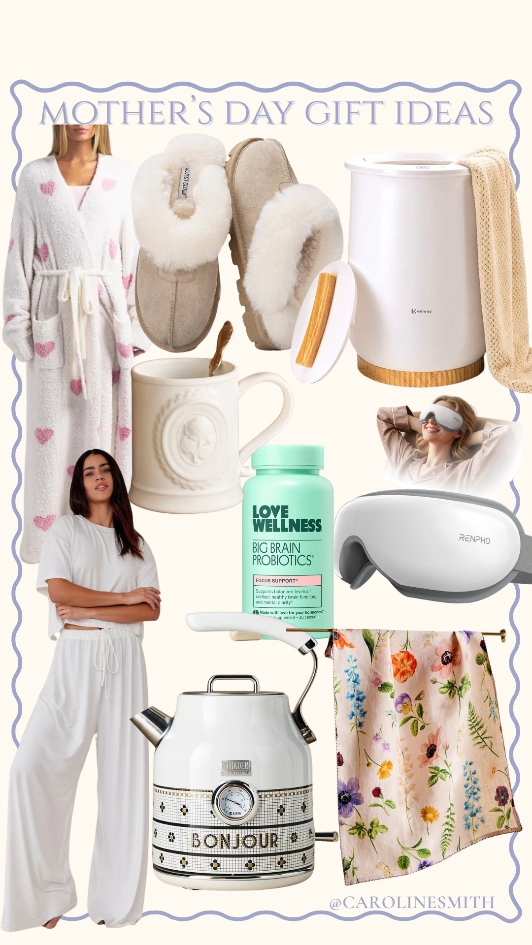 Mother’s Day gift ideas



Gifts for her, gift guide, wellness, self care, home finds, mama 

#LTKMothersDay #LTKselfcare #LTKmomlife
