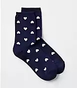 Heart Crew Socks | LOFT