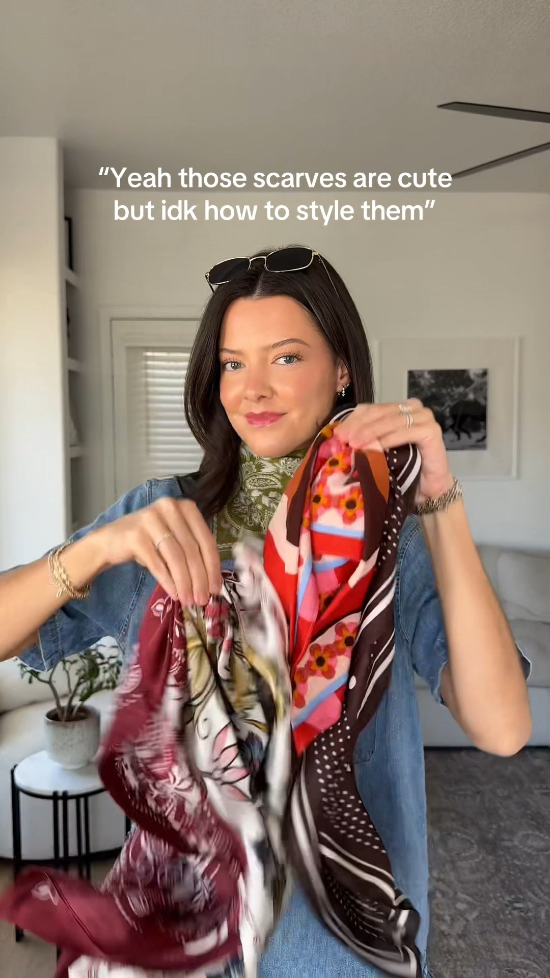 Banana and scarves are the best accessory right now! 

I’m 5’7 and wear a size small at aritzia and XS in most other brands. 25 regular jeans 

#LTKootd #LTKSeasonal