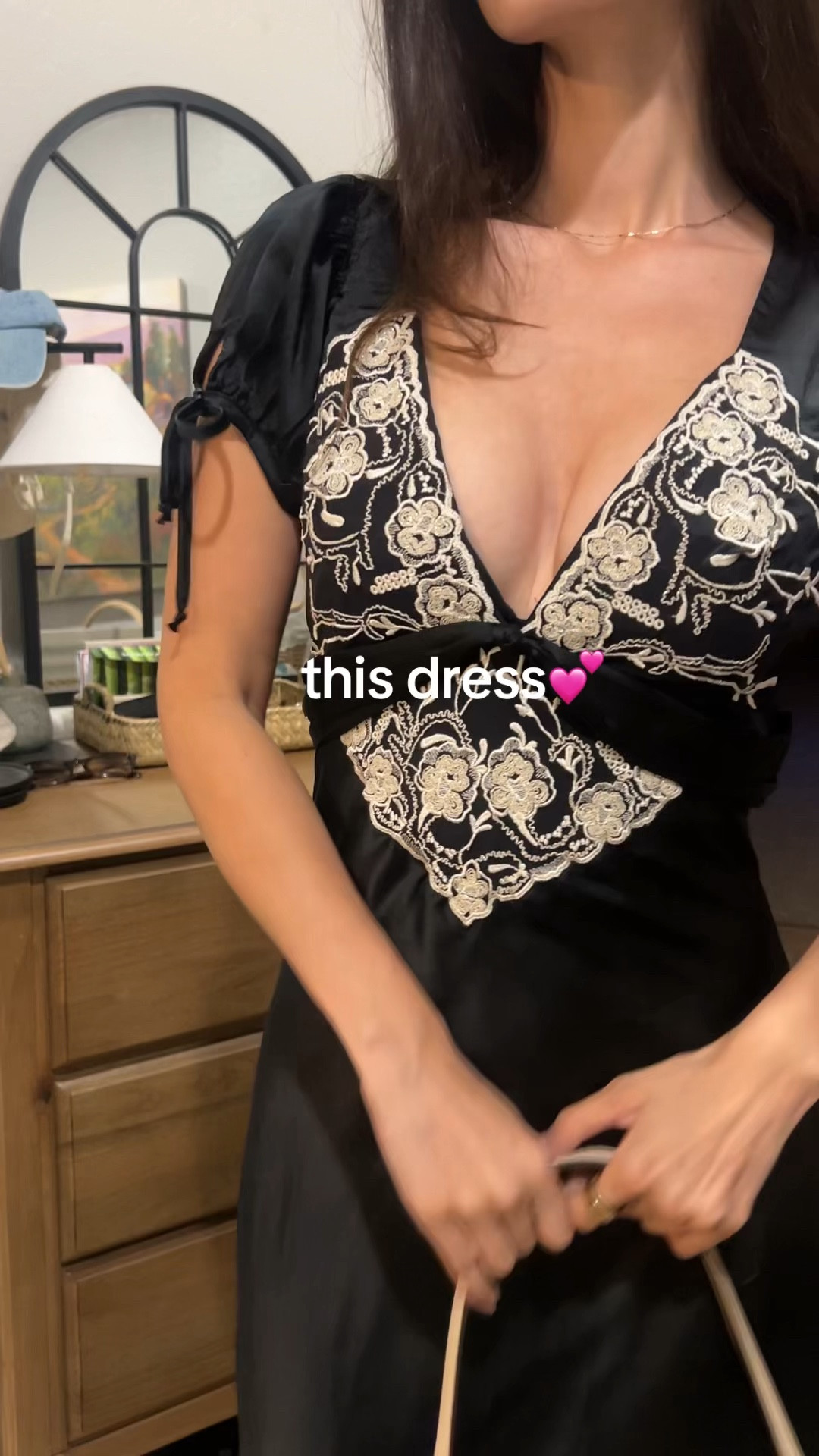 Wine night fit—romantic, effortless, and a little flirty. This Free People dress + my favorite Tory Burch bag are both linked on LTK.

#WineNightOut #OOTN #LTKFinds #FreePeopleStyle #ToryBurch #LTKfashion #DateNightLook #SoftGirlStyle #EveningVibes #RomanticAesthetic

#LTKparties