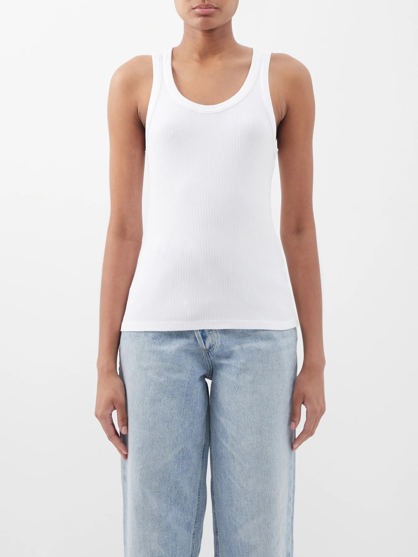 Poppy organic cotton-blend tank top | Agolde | Matches (US)