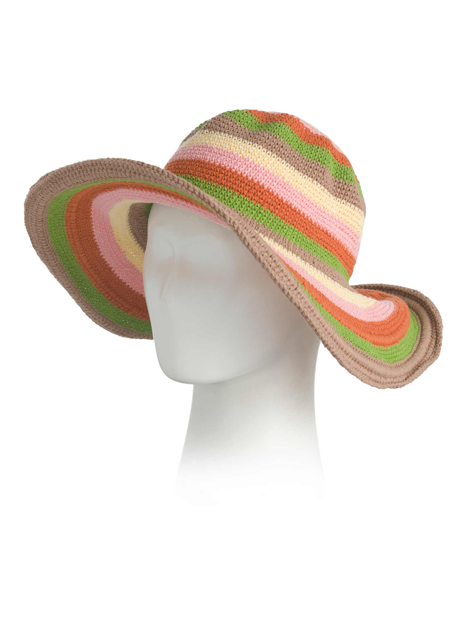 Crochet Striped Hat | Hats, Gloves & Scarves | Marshalls | Marshalls