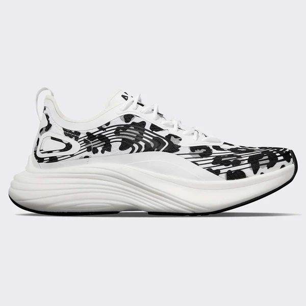 Women's Streamline White / Black / Leopard | APL - Athletic Propulsion Labs