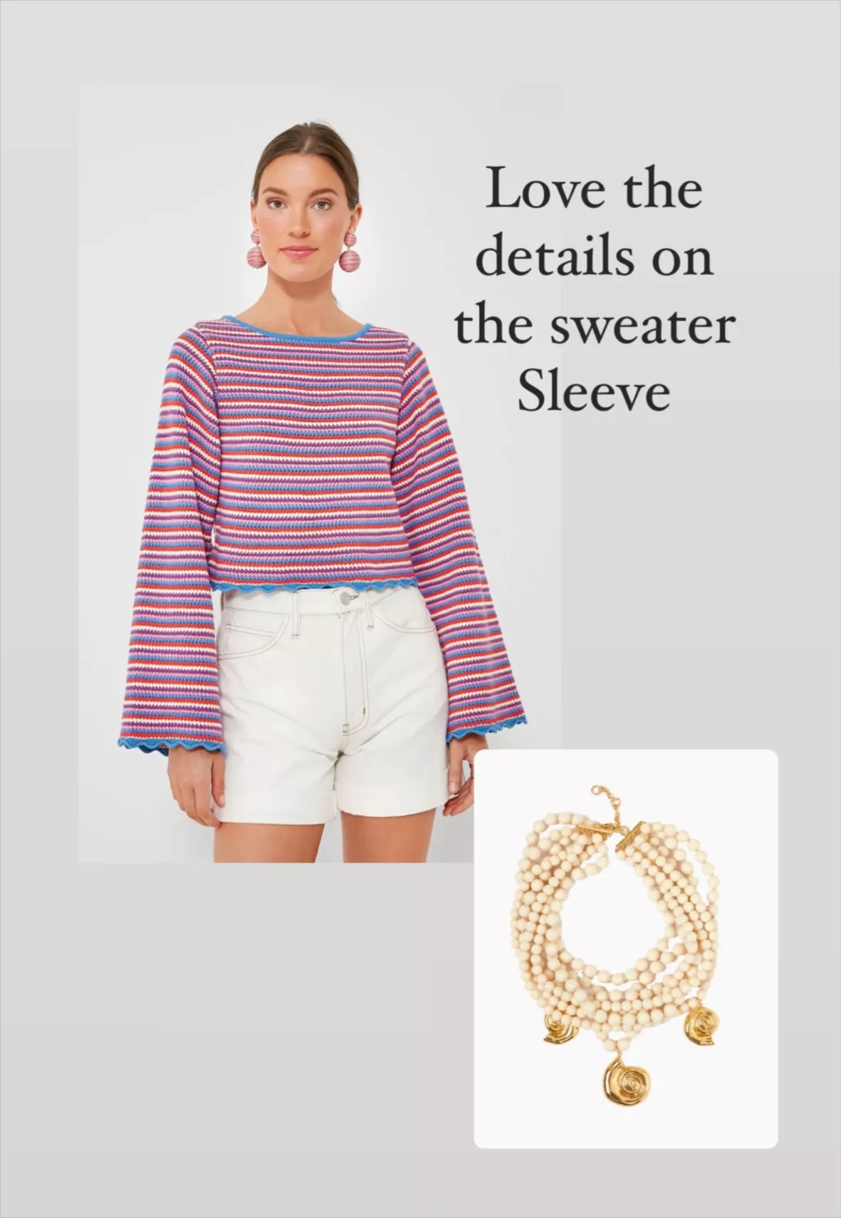 Striped Beaded Top Handle curated on LTK