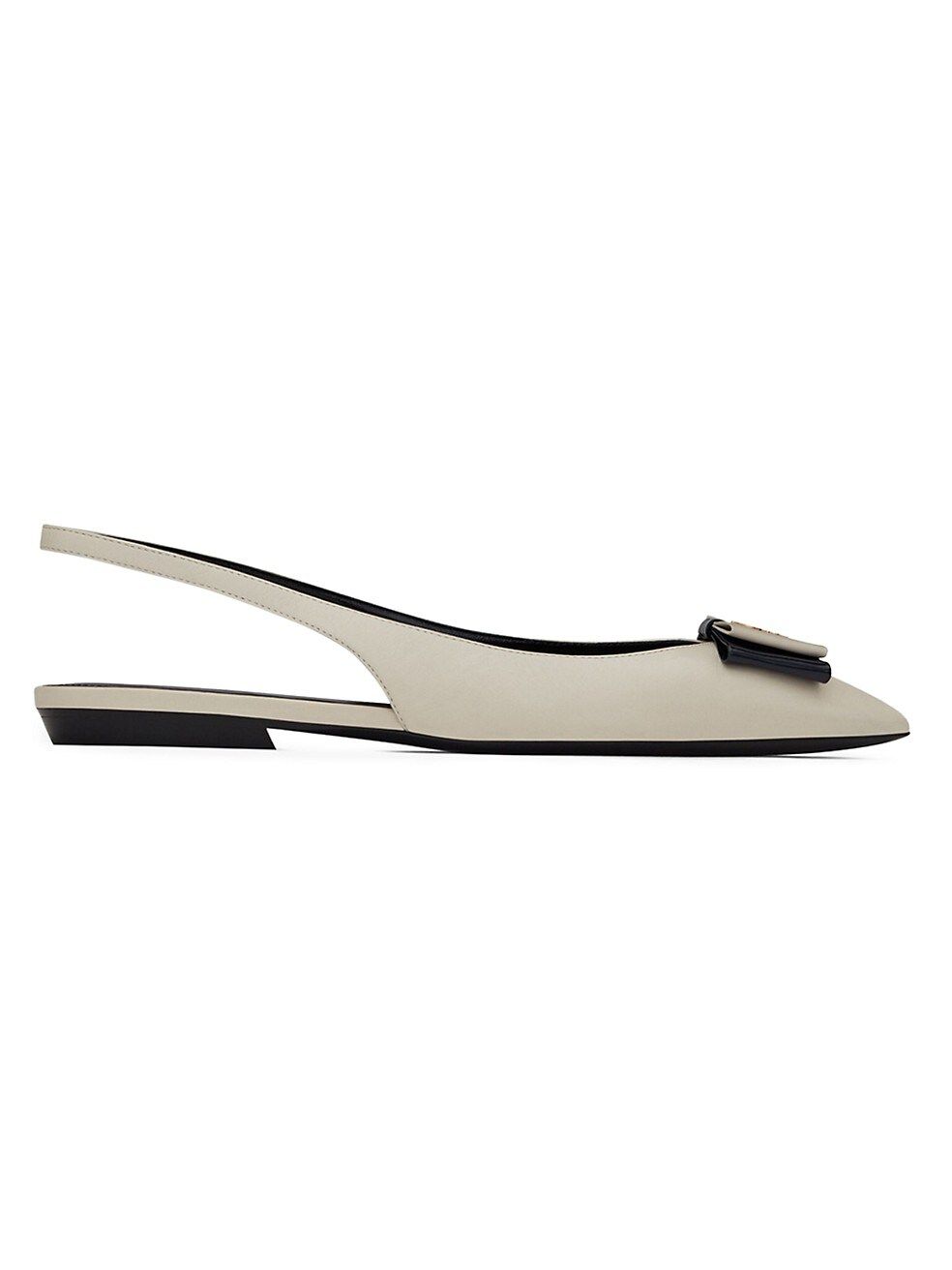 Anaïs Slingback Flats In Smooth And Patent Leather | Saks Fifth Avenue