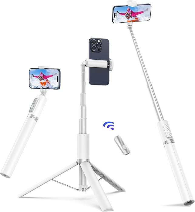 ATUMTEK 68.5" Selfie Stick Tripod, Extendable Aluminum Tripod with Rechargeable Bluetooth Remote,... | Amazon (US)