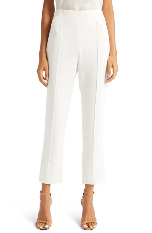 Cinq à Sept Brianne Pants in Ivory at Nordstrom, Size 10 | Nordstrom