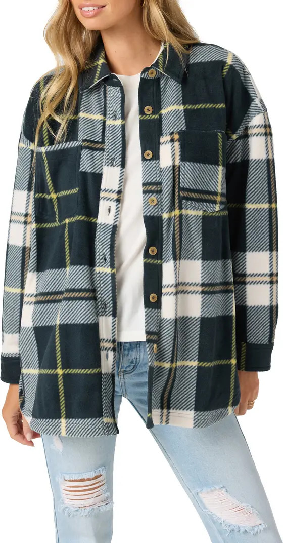 O'Neill Rune Oversize Superfleece Shirt Jacket | Nordstrom | Nordstrom