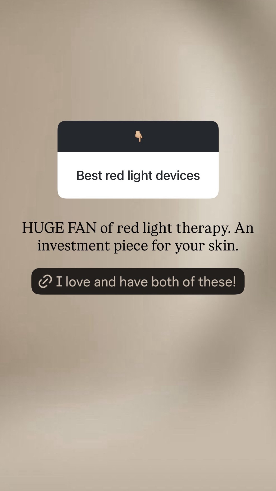 HUGE FAN of red light therapy. An investment piece for your skin.

#LTKgrwm #LTKBeauty #LTKselfcare