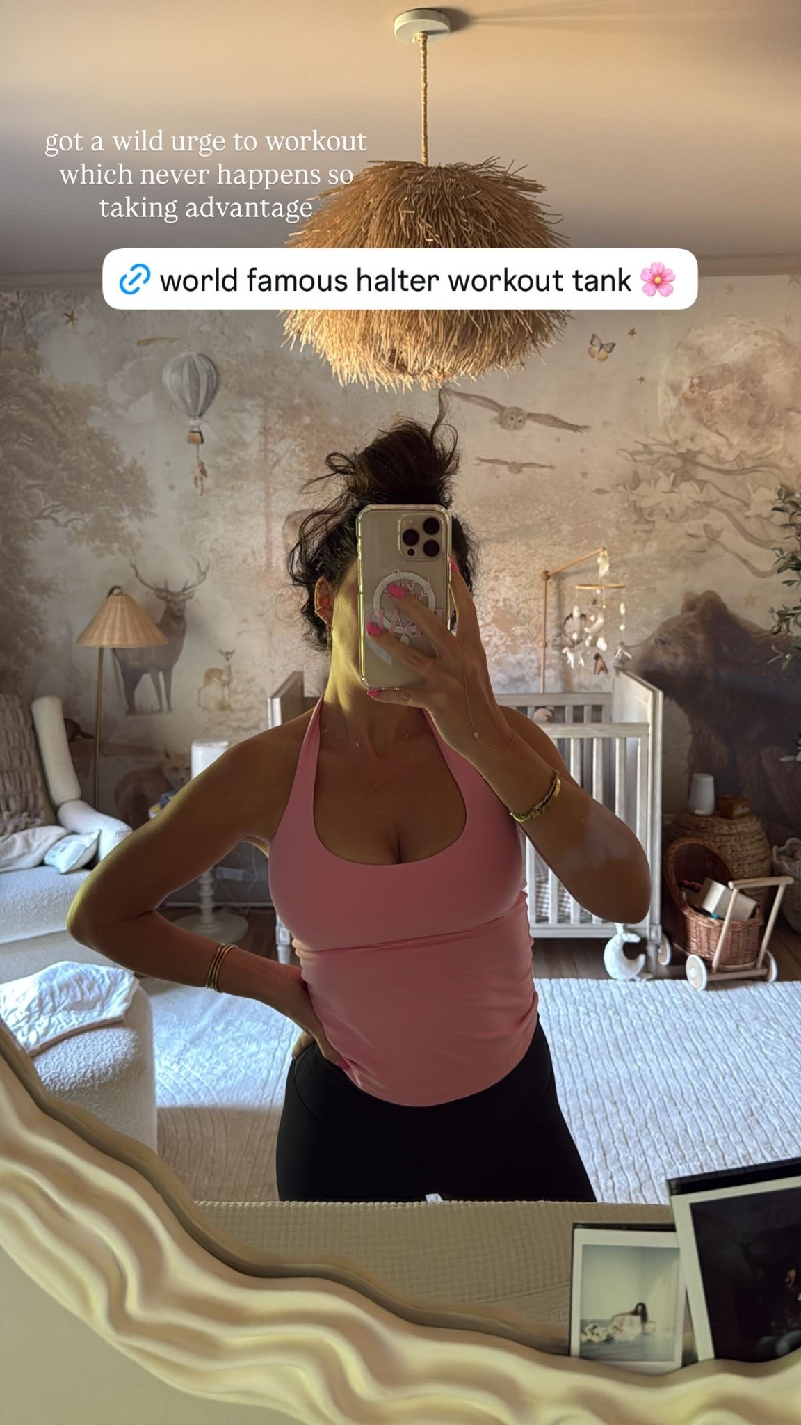 got a wild urge to workout which never happens so taking advantage