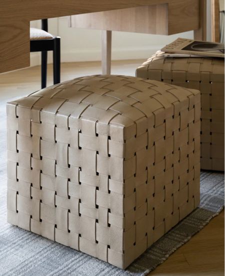 On SALE for the Memorial Day sale at McGee and Co. great price on this woven leather ottoman   Comes in three colors!


#LTKSaleAlert #LTKHome #LTKFindsUnder100