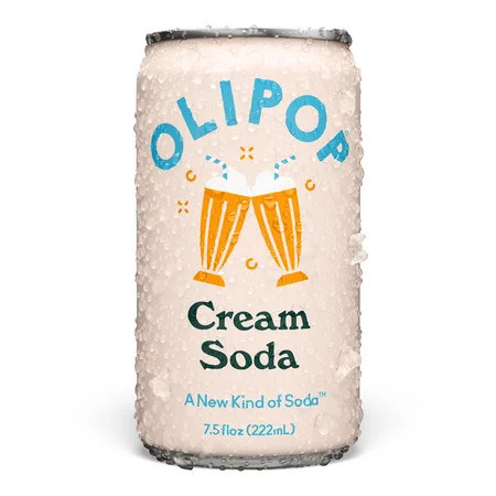 OLIPOP Prebiotic Soda, Cream Soda, 7.5 fl oz Mini Can | Walmart (US)
