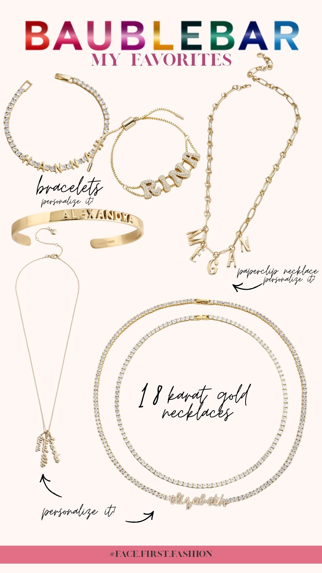 My favorites from Bauble Bar! Personalized gifts that mean so much! 

#LTKselfcare #LTKHoliday #LTKGiftGuide