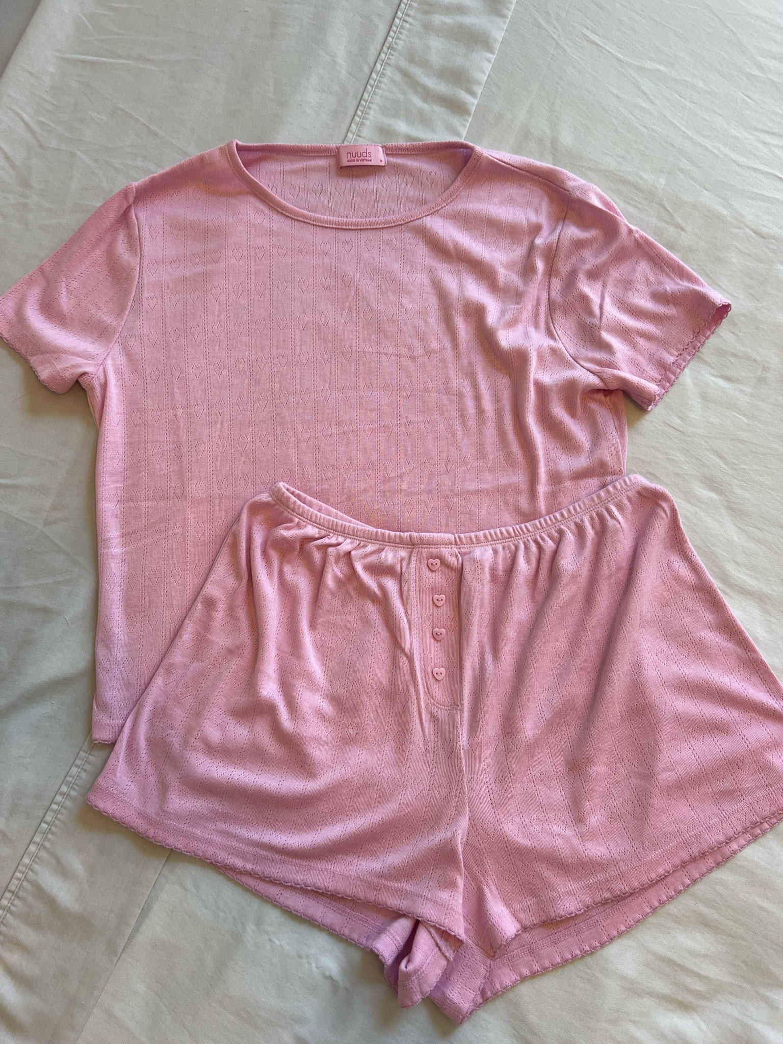 Nuuds Bon Bon HEART POINTELLE PAJAMA

#LTKStyleTip #LTKSeasonal #LTKFindsUnder100