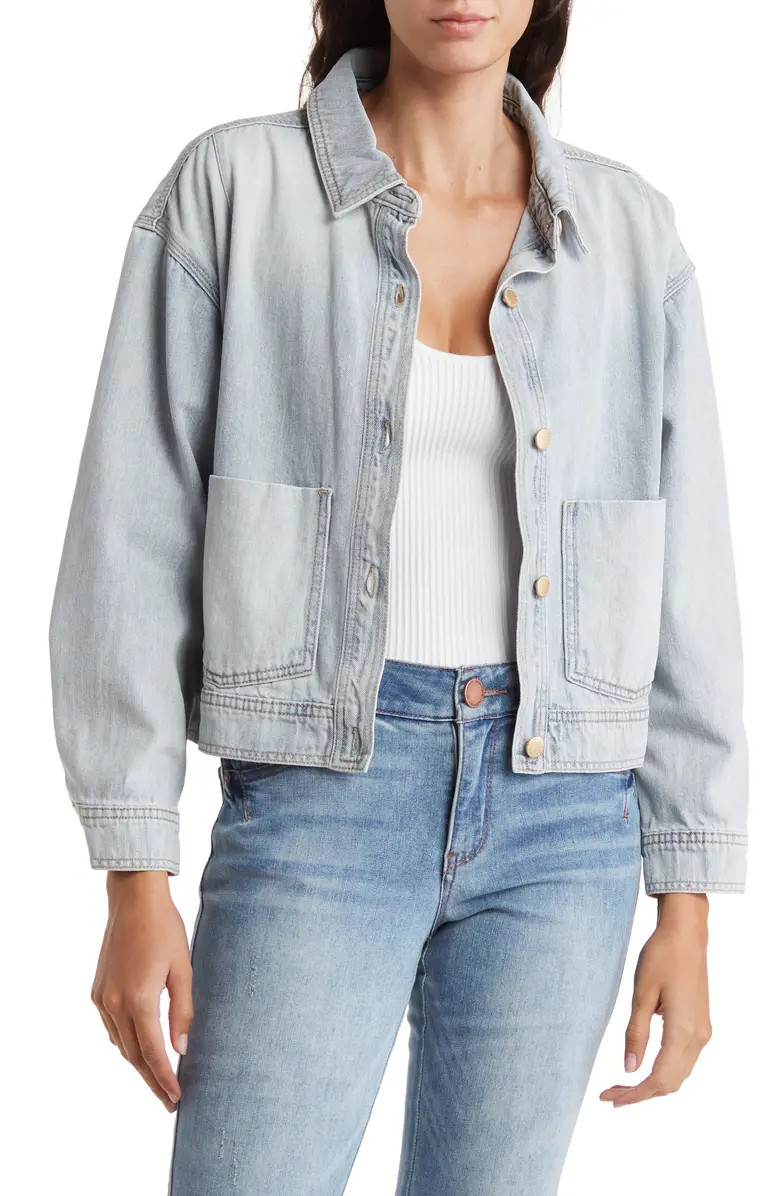 Patch Pocket Crop Denim Jacket | Nordstrom Rack