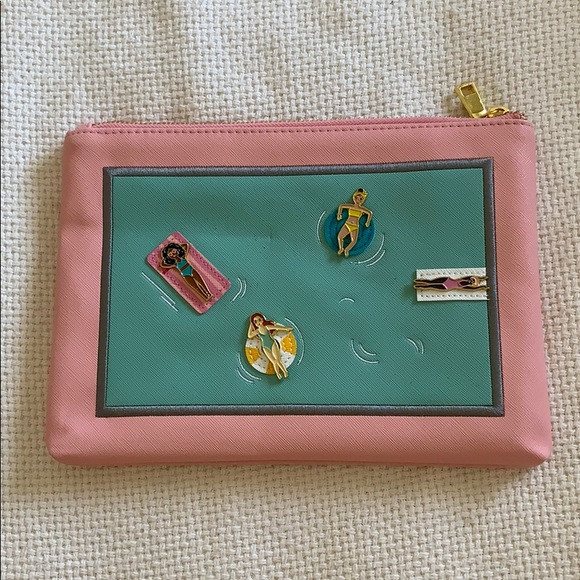 Pool Party Clutch with / 4 interchangeable Pins | Poshmark