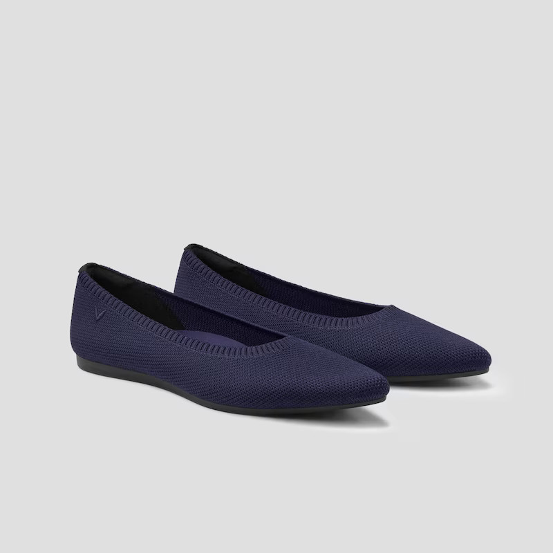 Pointed-Toe Ballet Flats (Aria 5°) | VIVAIA