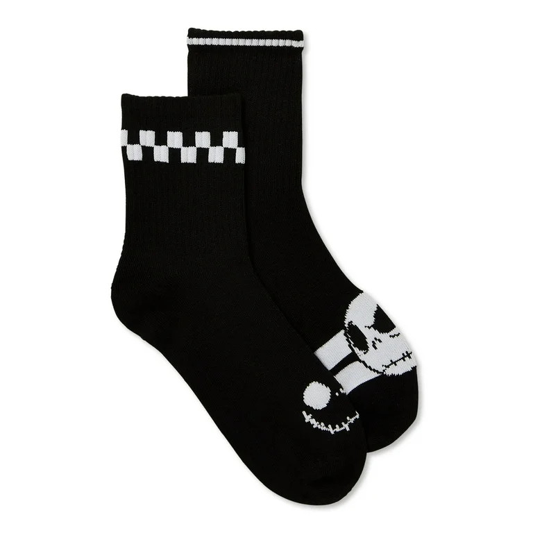 Disney Nightmare Before Christmas, Women's Mid-Crew Socks, 2-Pack, Size 4-10 | Walmart (US)