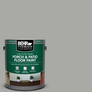 1 gal. #PFC-68 Silver Gray Low-Lustre Enamel Interior/Exterior Porch and Patio Floor Paint | The Home Depot