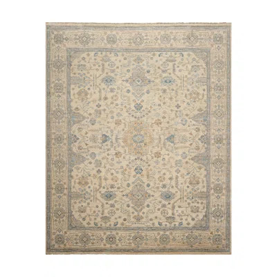 8x10 Beige Hand Knotted Wool Traditional Oriental Area Rug | Wayfair North America