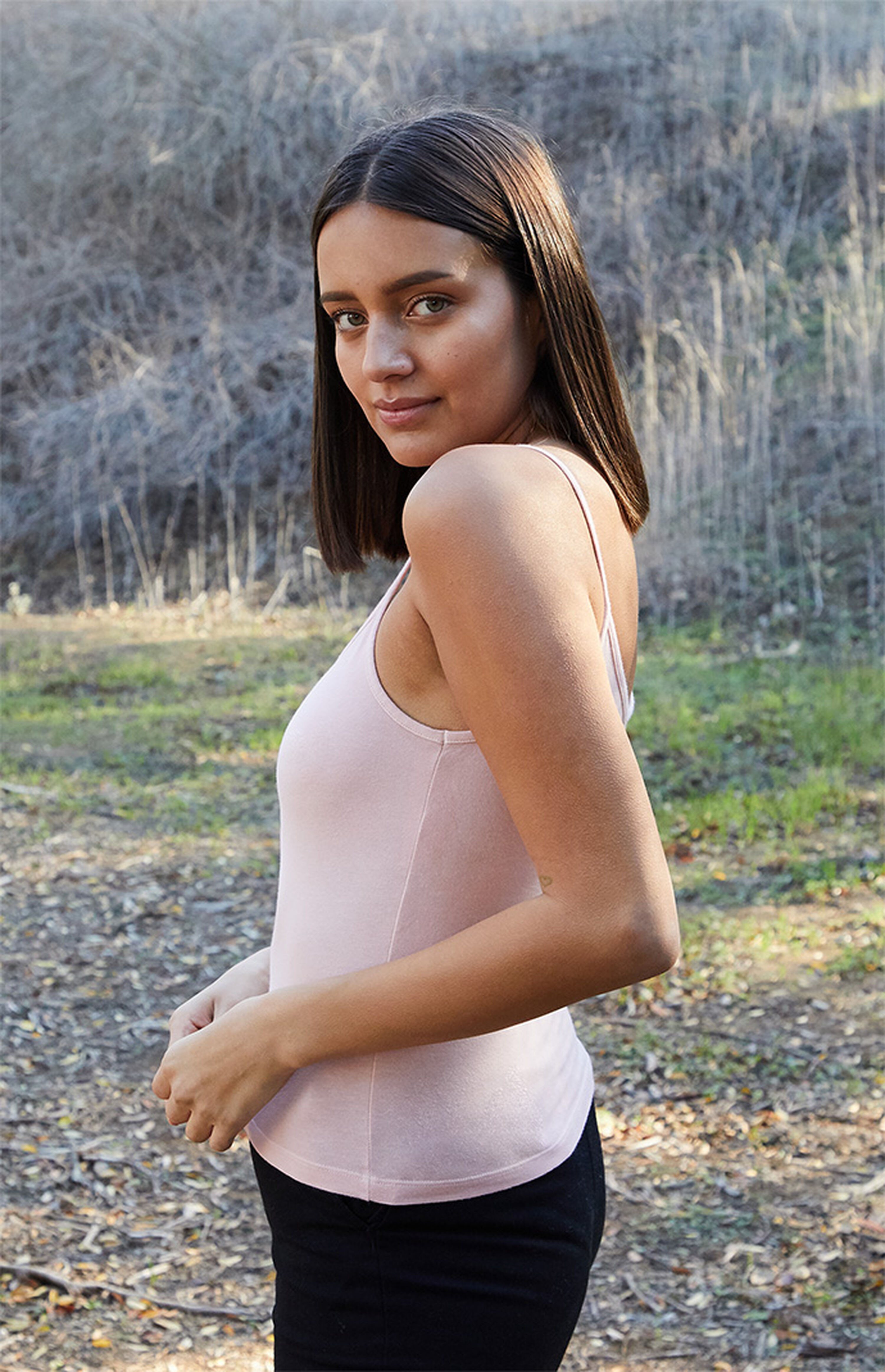 John Galt Pink Skylar Tank Top | PacSun