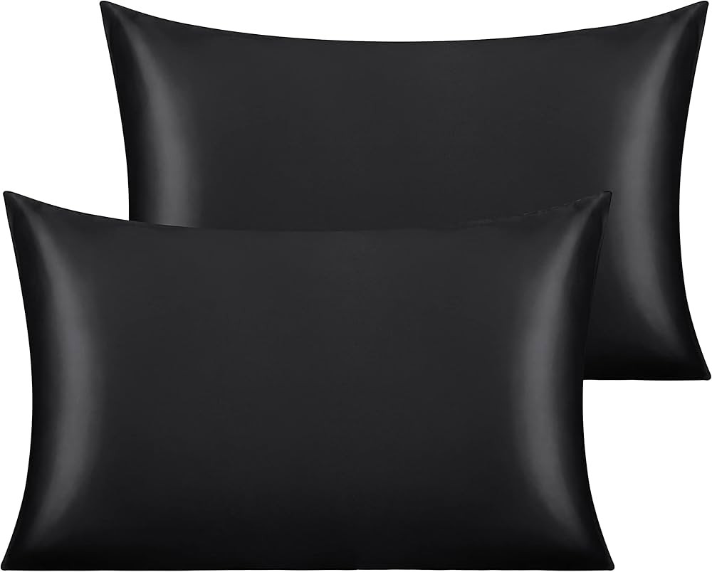 NTBAY Silk Satin Toddler Pillowcases - Set of 2 - Super Soft and Silky 14x20 Pillow Covers - Enve... | Amazon (US)