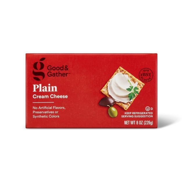 Plain Cream Cheese Bar - 8oz - Good & Gather™ | Target