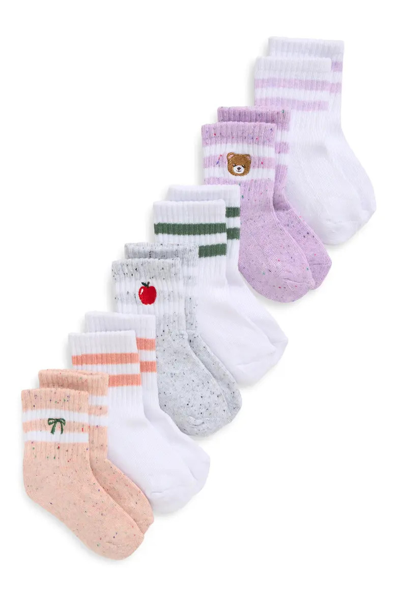 Kids' Assorted 6-Pack Crew Socks (Women) | Nordstrom | Nordstrom