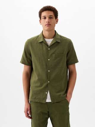 Linen-Cotton Shirt | Gap (US)