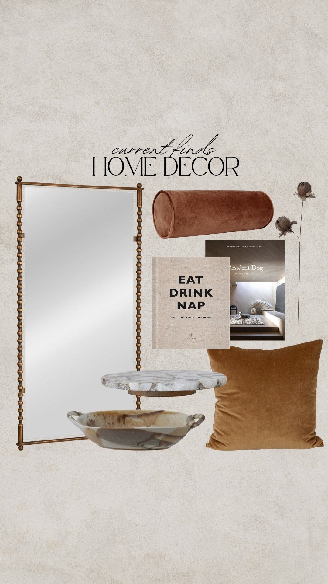 Home decor, bolster pillow, velvet pillow, fall pillow, Thanksgiving pillow, coffee table book, dried flowers, lazy Susan, stone bowl, brass mirror, gold floor mirrorr

#LTKFindsUnder50 #LTKSaleAlert #LTKHome

#LTKFindsUnder50 #LTKSaleAlert #LTKHome