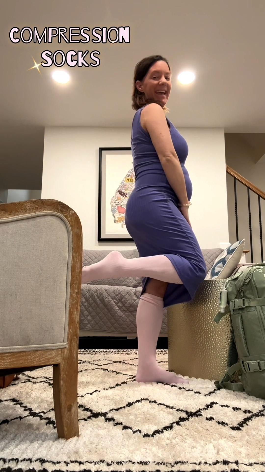 In all seriousness, if you’re pregnant and traveling more than 2 hours, wear the socks! 

#LTKPetite #LTKBump #LTKootd