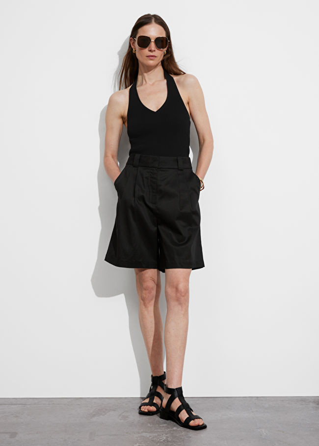 Geripptes Neckholder-Oberteil | & Other Stories (DE + FR)