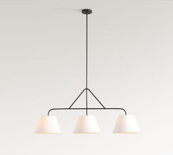 Fallon Forged-Iron Linear Multi Pendant (39") | Pottery Barn (US)