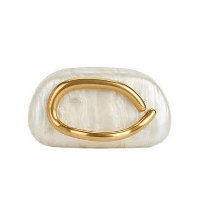Narwey Women Acrylic Clutch Box Metal Handle Evening Bag | Target