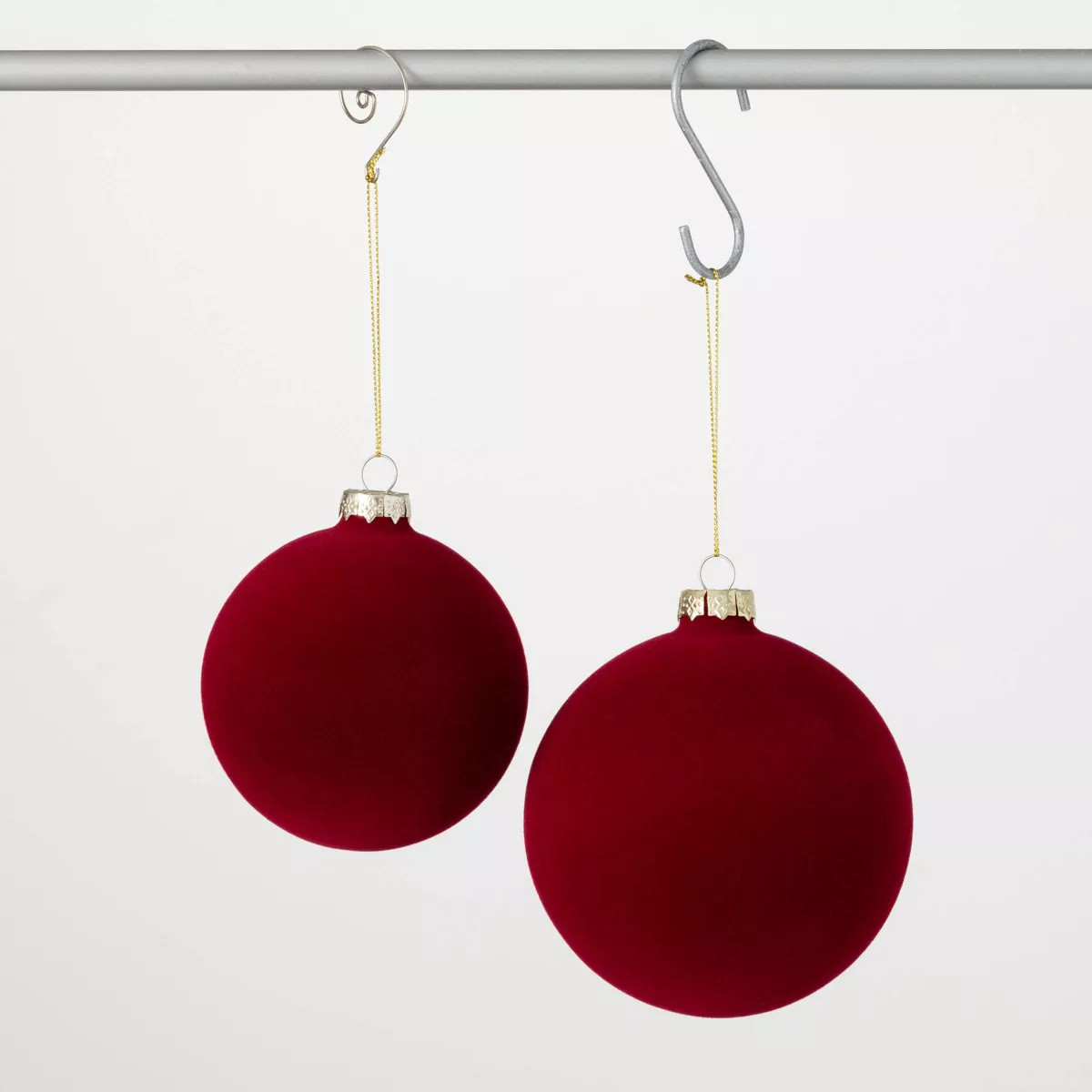 Sullivans Christmas Velvet Ball Ornament Set of 2  Christmas Ornament Set | Target