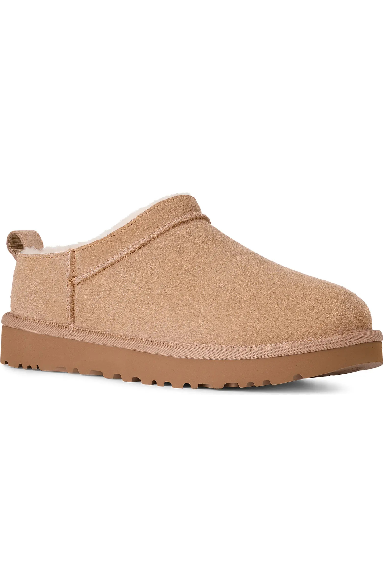 Classic Micro Genuine Shearling Lined Slip-On (Women) | Nordstrom