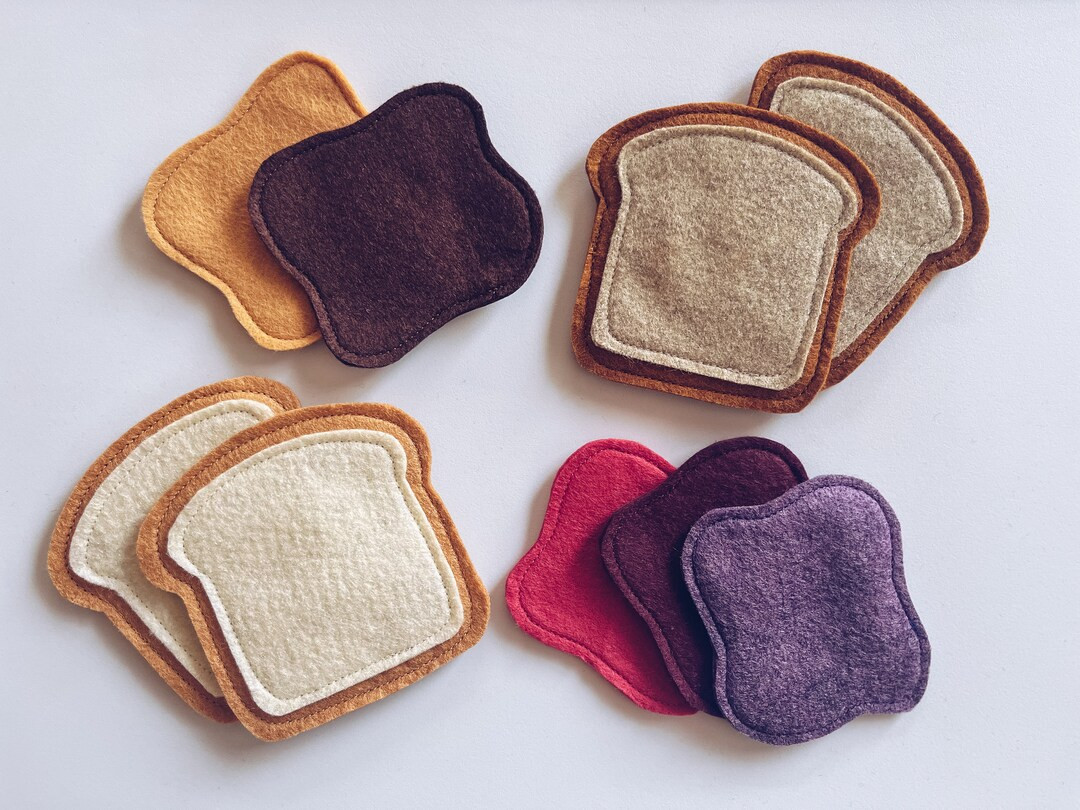 Felt Sandwich Peanut Butter and Jelly | Childrens Play Food|Felt Food for Kids | Play Food | Felt... | Etsy (US)
