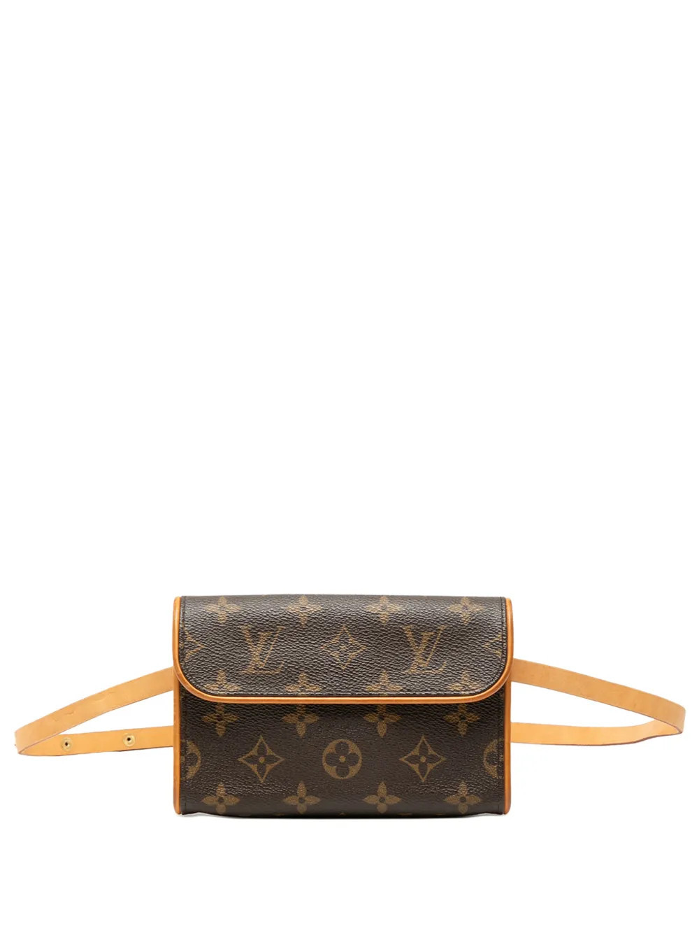 Louis Vuitton Pre-Owned 2004 Monogram Pochette Florentine belt bag - Brown | Farfetch Global