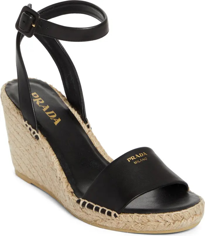 Prada Espadrille Wedge Sandal (Women) | Nordstrom | Nordstrom