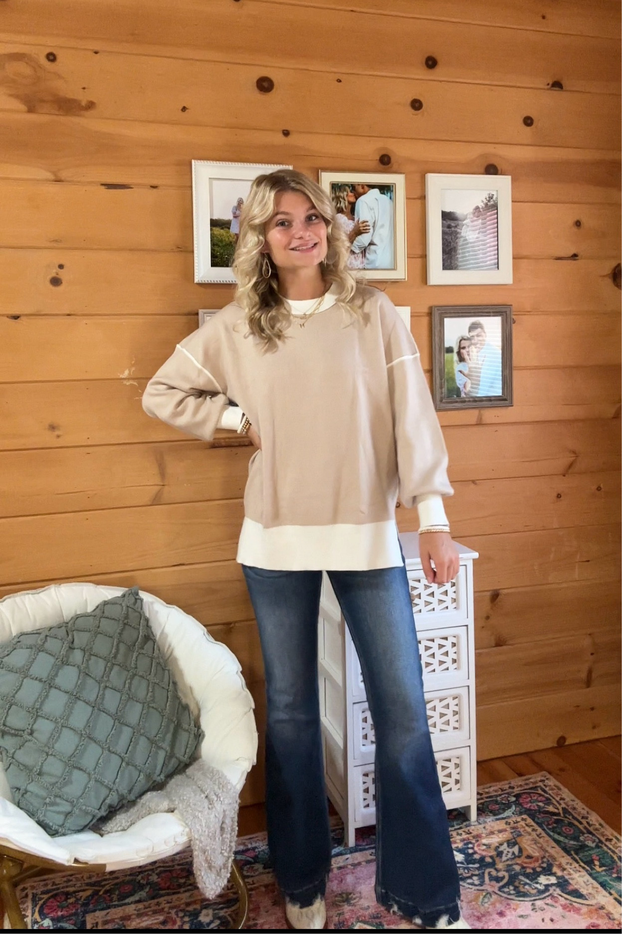 First Fall outfit of the year and I couldn’t be more excited!! I linked numerous pairs of bells by my favorite brands below🤎

#LTKStyleTip #LTKSeasonal #LTKFindsUnder100