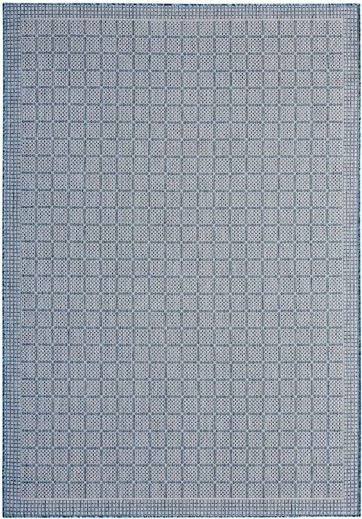 Home Dynamix Nicole Miller New York Patio Country Luna Indoor/Outdoor Area Rug, Blue/Gray, 7'9"x1... | Amazon (US)