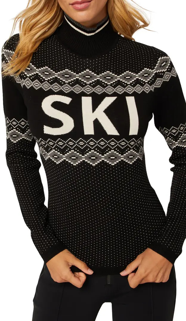 Goldie Intarsia Mock Neck Sweater | Nordstrom