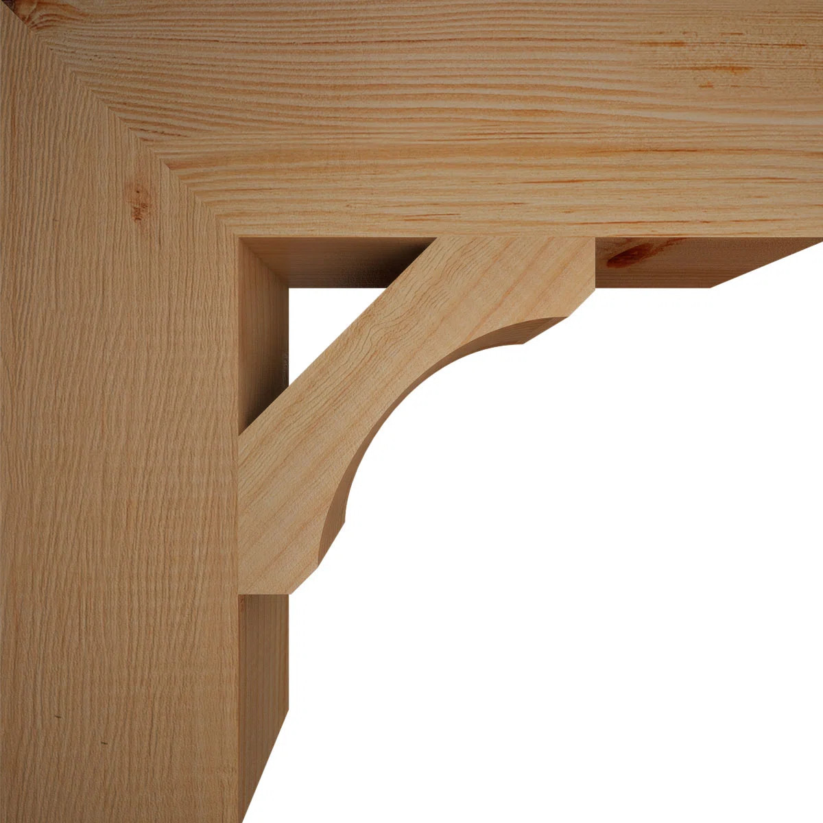 H 6'' W x 40'' D Wood Bracket/Corbel | Wayfair North America