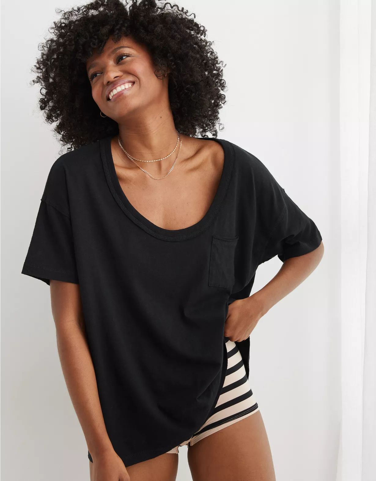 Aerie Voop Oversized Boyfriend T-Shirt | Aerie