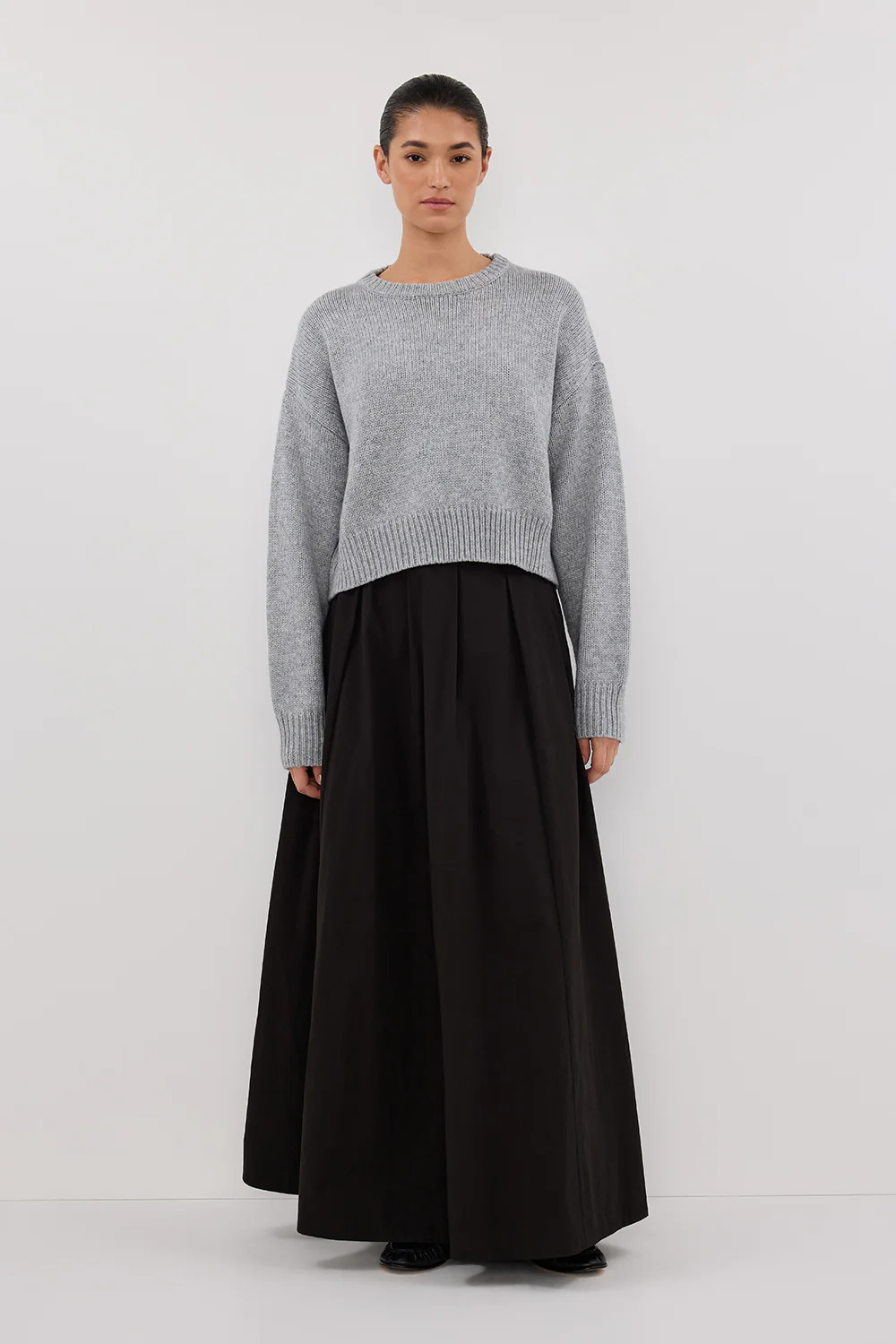 OLIVER SILVER MARLE KNIT JUMPER | DISSH